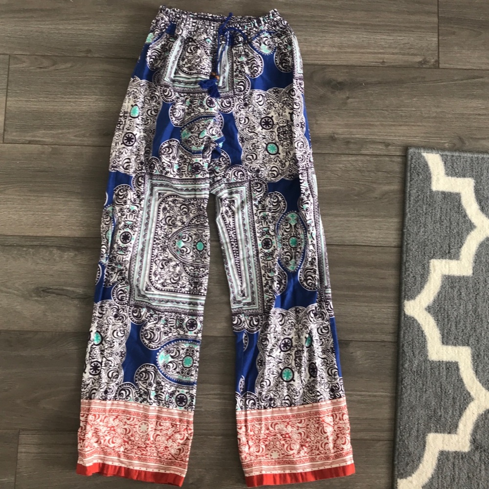 Anthropologie Fleece Lounge Pants